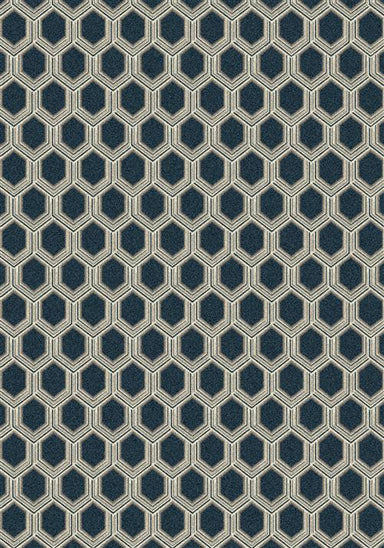 Veneto-Midnight Blue Flooring by Milliken