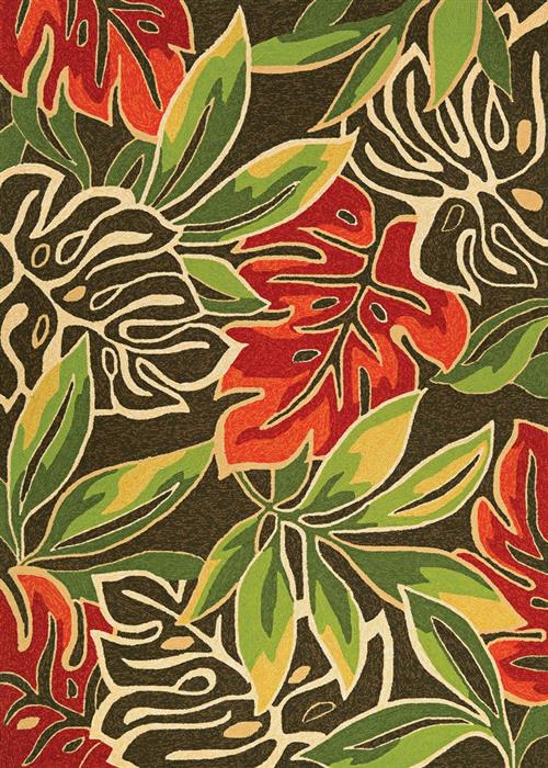 Covington - Areca Palms - Azure/Forest Green