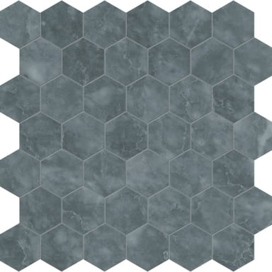 Aqua Intenso Mosaic - Hexagon Flooring by Anatolia