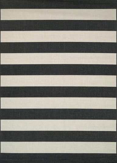 Afuera - Yacht Club - Onyx/Ivory Flooring by Couristan