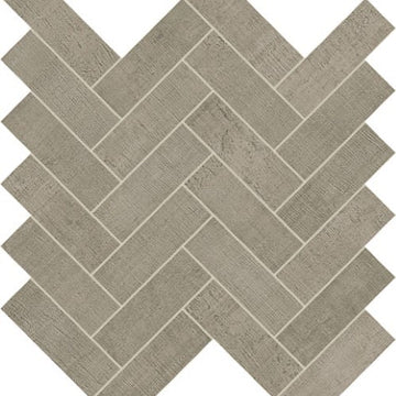 Gray Herringbone Mosaic