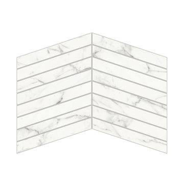 Calacatta Chevron Mosaic