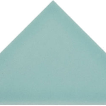 Soft Teal Mosaic 6"x6" Triangle
