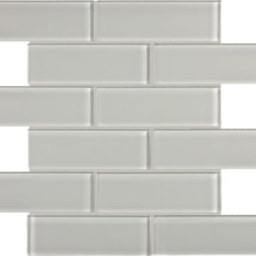 Mist Brick Mosaic 2x6