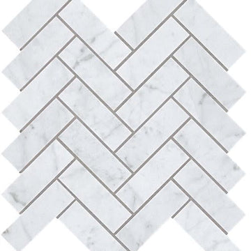Carrara Herringbone