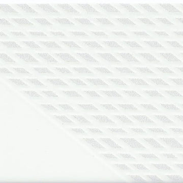 Burst White 3" X 12"