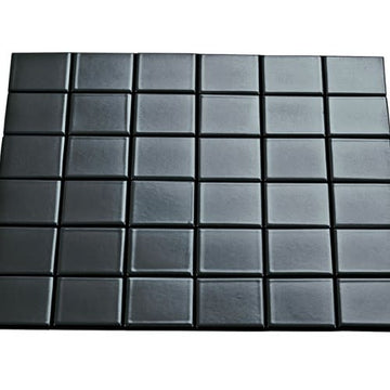 Dark Grey Square Mosaic 2"x2" Gloss