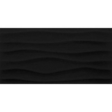 Domino Black Wave 12x24