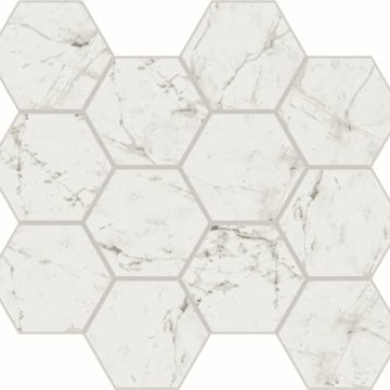 Carrara Honeycomb Mosaic