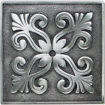 Pewter - Square - 4 X 4 - Style 1