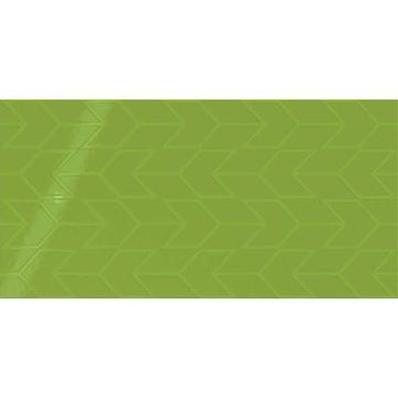 Vivid Green Chevron 12x24