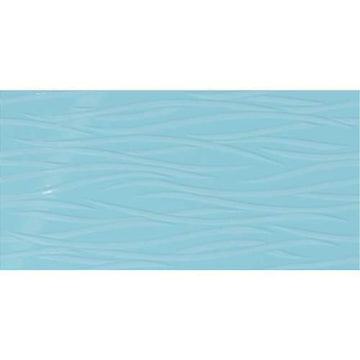 Crisp Blue Brushstroke 12x24