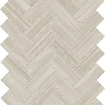 Beige 1"x3" Herringbone